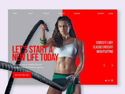 Crossfit crossfit design minimal sport web webdesign брендинг дизайн