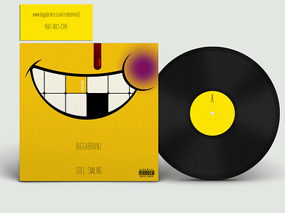 Still Smiling LP branding design vinyl record