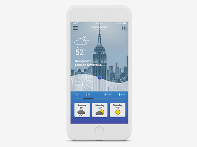 Weather App screen