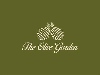 The Olive Garden Logo design food logo restaurant vector