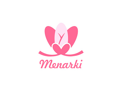 Menarki logo baku cleanliness cycle design girl health logo menstrual cup menstual teenager woman