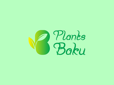 Plants Baku Logo baku biology design forest graphic design illustration leaf logo plants tree vector