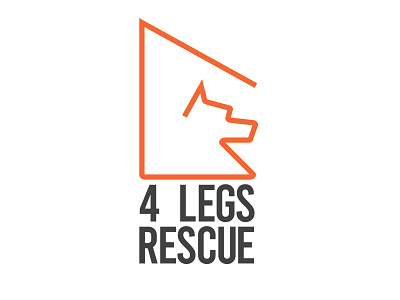 4 Legs Rescue animals animation design dog illustration logo pet typography ui ux