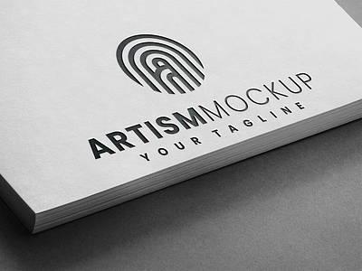 Paper Logo Mock Up