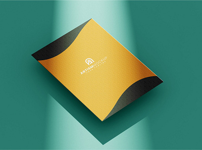 Flyer Mockup brand branding company design flyer identity layered logo logos mockup poster product stationery