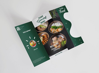 Book Menu Mockup book branding cafe company design drink food layered logo menu mockup product restaurant