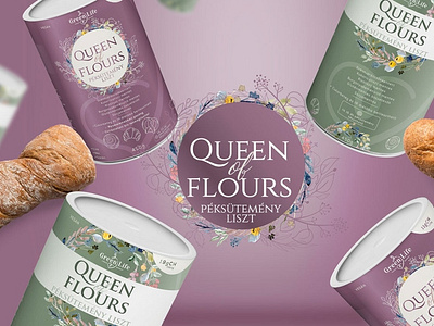Packaging design for Queen of Flours