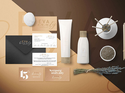 EVA beauty cosmetology branding design. brand deisgn branding cosmetic design graphic design graphicdesigner saloon