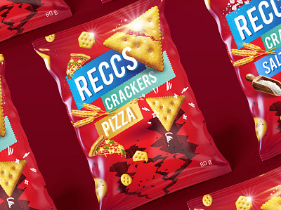 RECCS the crackers - Packaging design brand custompackaging design foodpackaging graphicdesign illustration labeldesign logo package package design packaging packaging design packagingdesigner packagingideas productdesign