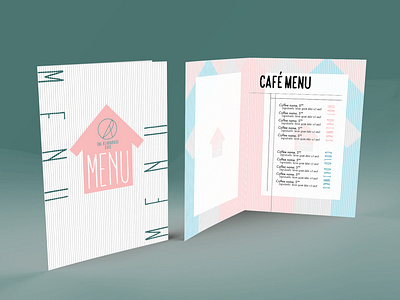 Cafe Menu Design branding and identity brochure design cafe menu design graphic design logo menu design mock up