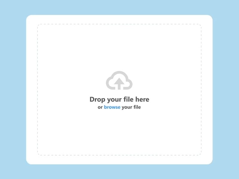 File Upload animation app design file sharing file upload ui upload uploader