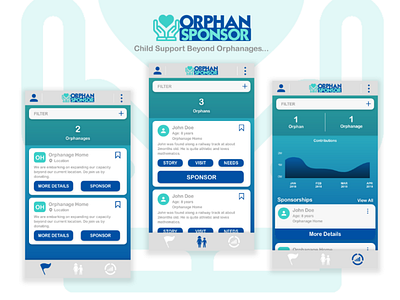 Orphan Sponsor App Concept