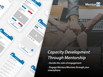 MentorEd iPhone X Mobile App Concept Banner