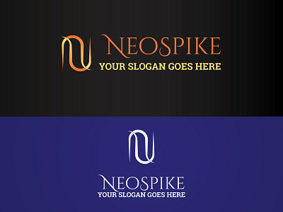 Neospike Logo Concept abstract creative custom logo flat logo minimal n logo sleek unique