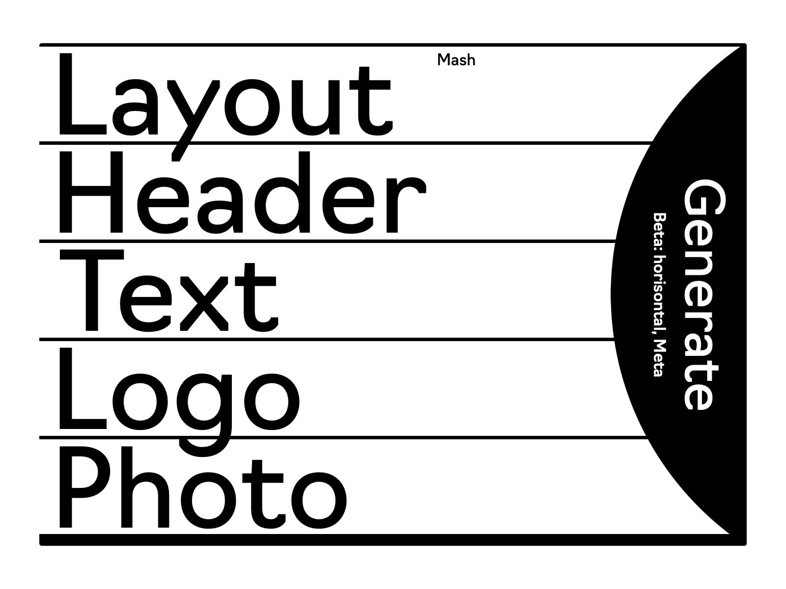 Layout Mash — design generator