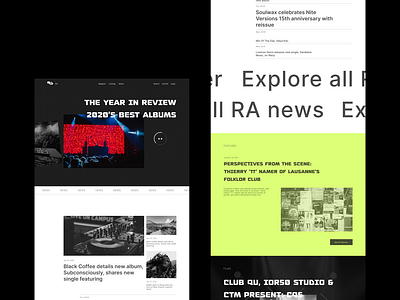 RA Redesign Website  Home Page (part 1)