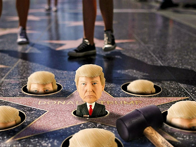 Whack A Trump donald trump trump walk of fame
