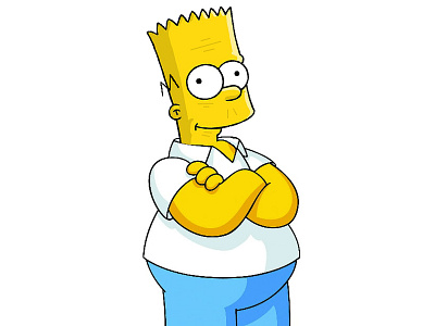 Old Bart Simpson
