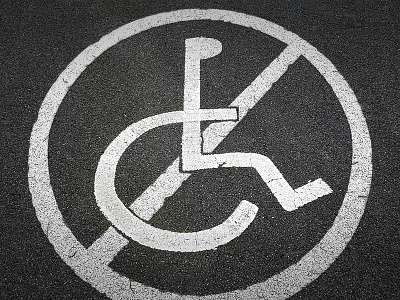 No Handicapped Parking disabled handicapped no parking