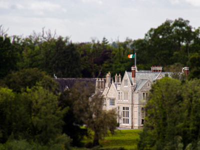 Castle in the Trees castle irish castle tilt shift