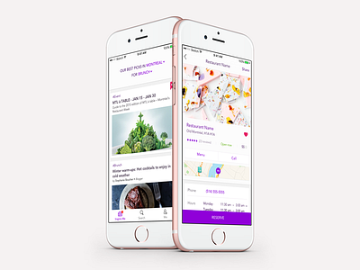 yp Dine 2.0 - Inspire me newsfeed & merchant page