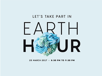 Earth Hour 2017 blue cupcakes cynthia irani cynzbakes design earth hour food photography