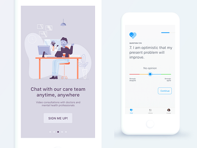 Onboarding + questionnaire POC automation chat cynthia irani healthcare ios onboard onboarding onboarding screen questionnaire user experience virtual healthcare