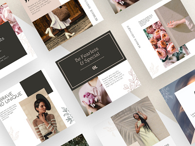 Floral & Brave Posts Templates