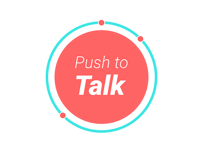 Push To Talk Logo logo