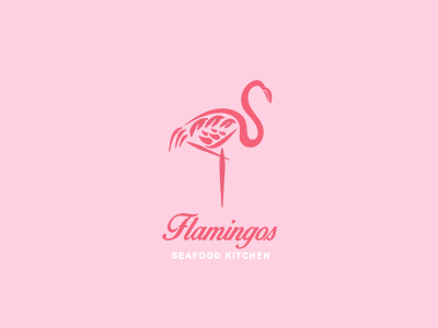 Flamingos motion graphics
