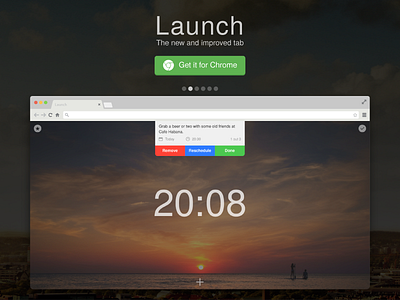 Launch - Chrome extension