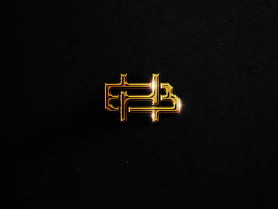 Black House Architecture Brand architecture bh black branding gold graphic design logo luxury modular monogram simbol