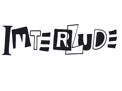 Interlude design logo typography