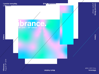 #29 Vibrance cover design design illustration typography