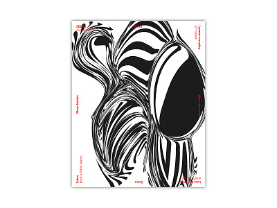 #32 ZEBRA branding cover design design flat illustration magazine typography vector