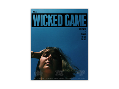 #41 — Wicked Game. branding cover design illustration magazine typography