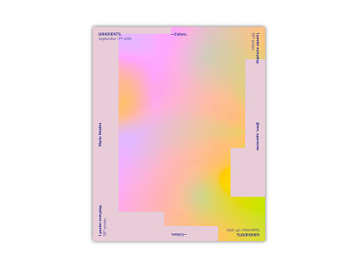 #58 — Gradients. branding cover design design illustration magazine