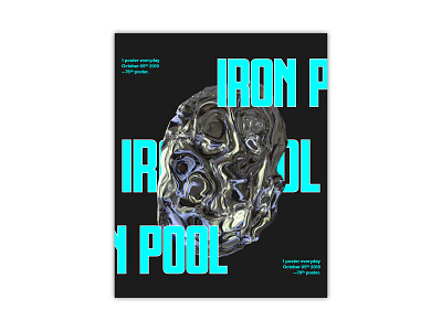 #76 — Iron Pool. branding cover design design identity illustration illustrator magazine typography vector