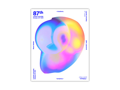 #87 — Gradients. branding cover design design identity illustration magazine