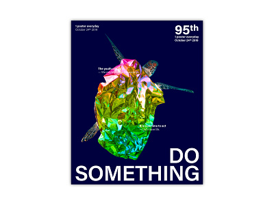 #95 — Do Something. branding cover design design identity illustration typography vector