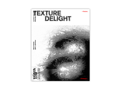 #118 — Texture Delight. branding cover design design identity illustration illustrator magazine typography