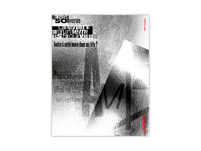 #119 — Mauvais Souvenirs. branding cover design design identity illustration typography