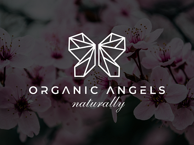 "Organic Angels" Minimal Logo