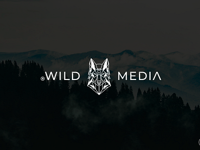 "Wild Media" Minimal Logo branding design illustration logo logo design minimal logo minimalist modern ui vector