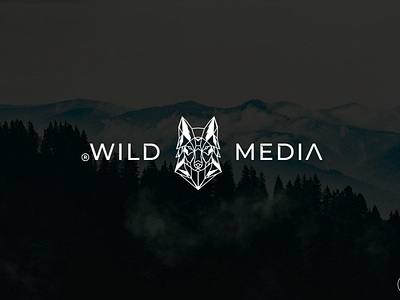 "Wild Media" Minimal Logo