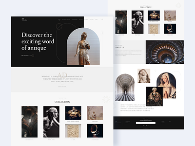 Art Collection design webdesign