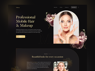 Hair&Makeup Landing Page