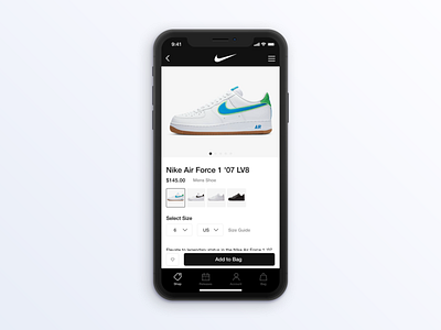 Nike Product Description Page