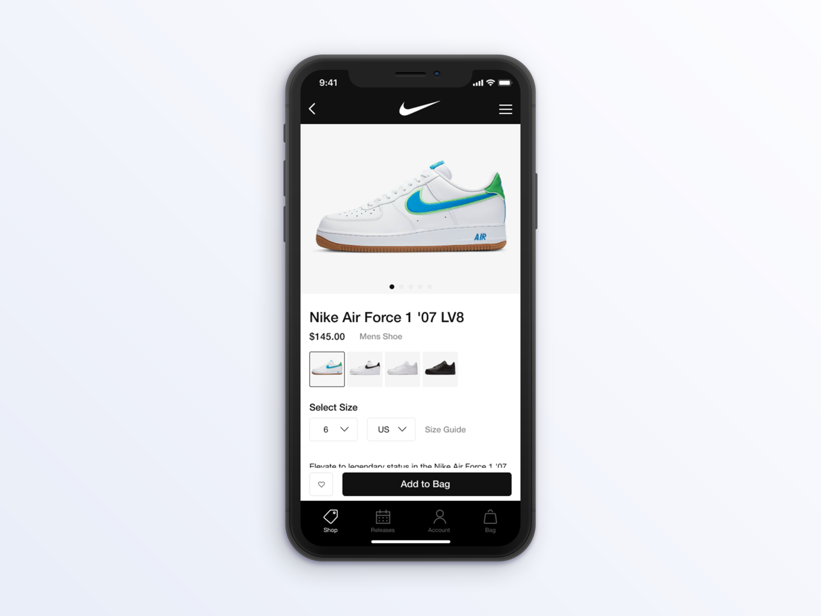Nike Product Description Page by Uma Danladi on Dribbble