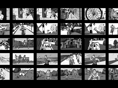 Storyboard IMM concept concept art frame garbage illustration storyboard